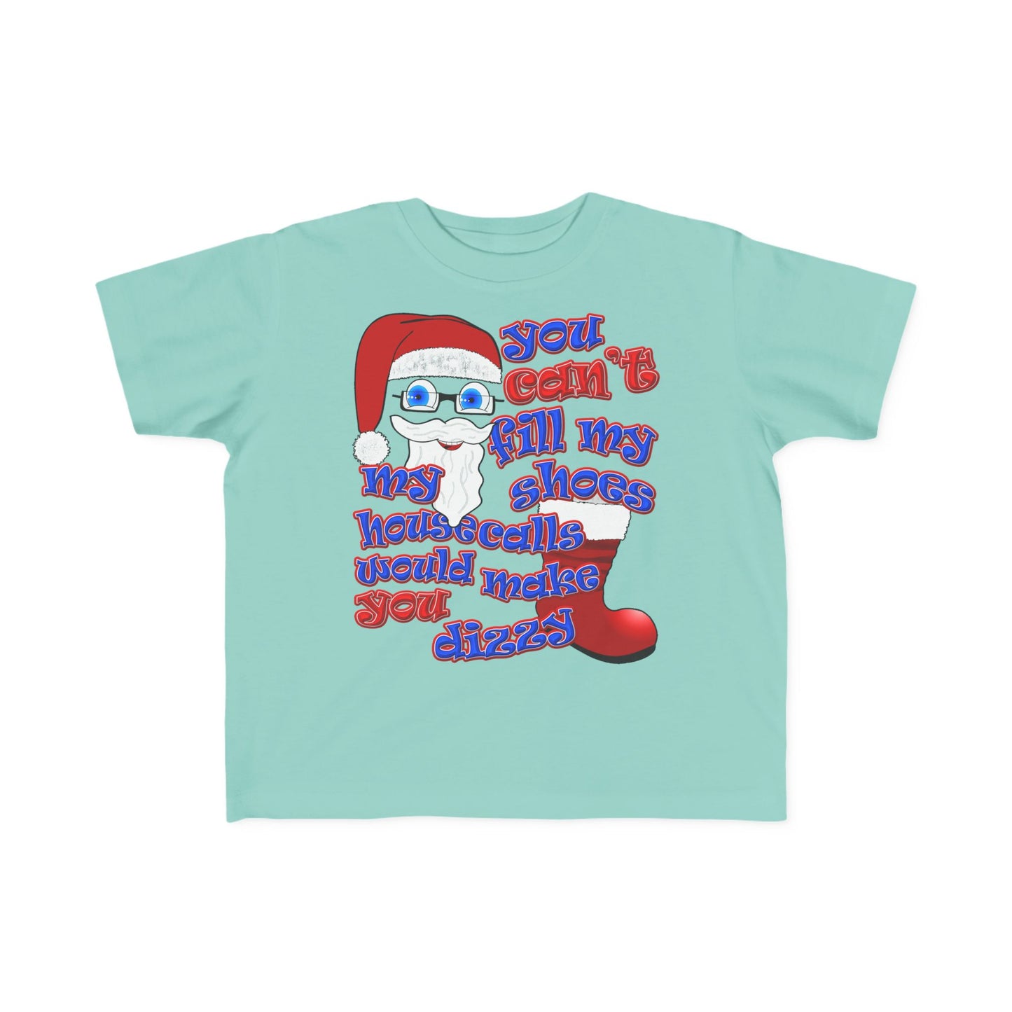 santa's shoes - Toddler's Fine Jersey Tee