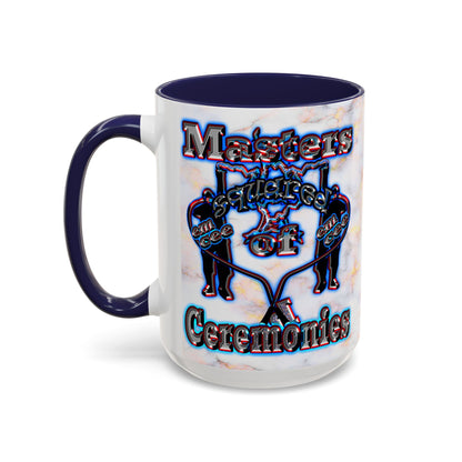 em cee squared - Accent Mug (white marble)