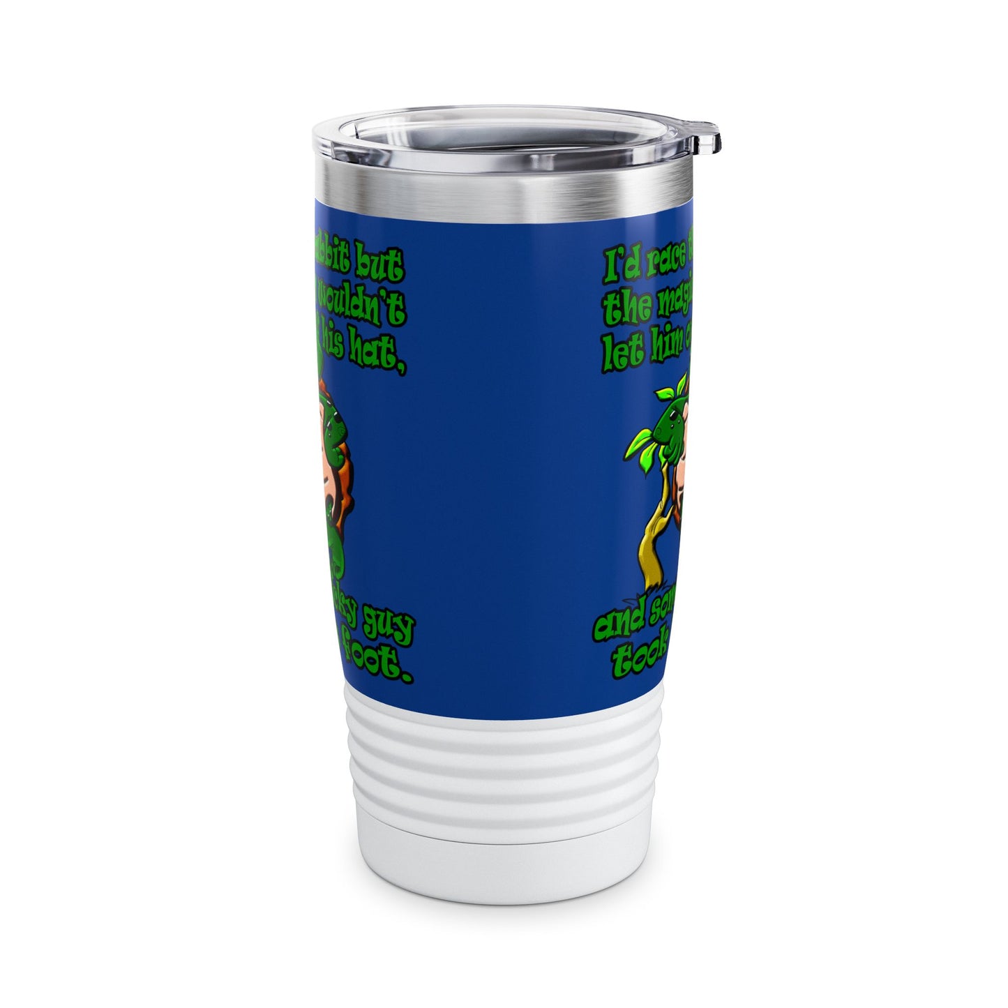turtle race - Ringneck Tumbler, 20oz (dark blue)