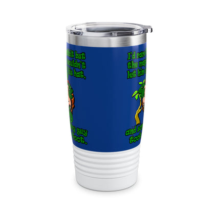 turtle race - Ringneck Tumbler, 20oz (dark blue)