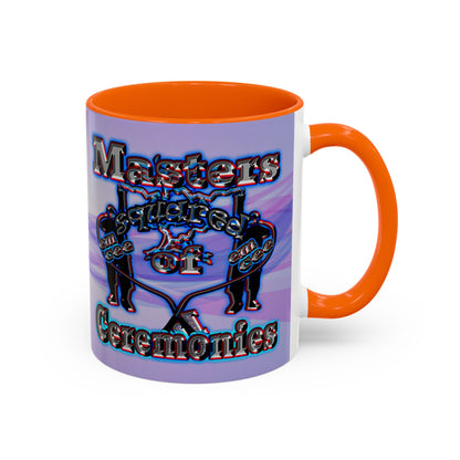 em cee squared - Accent Mug (light blue-pink wave)