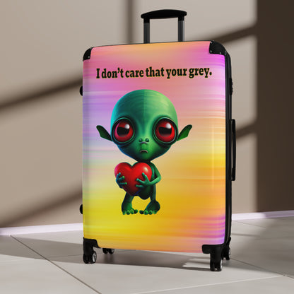 I don't care that your grey - Suitcase (color blur)