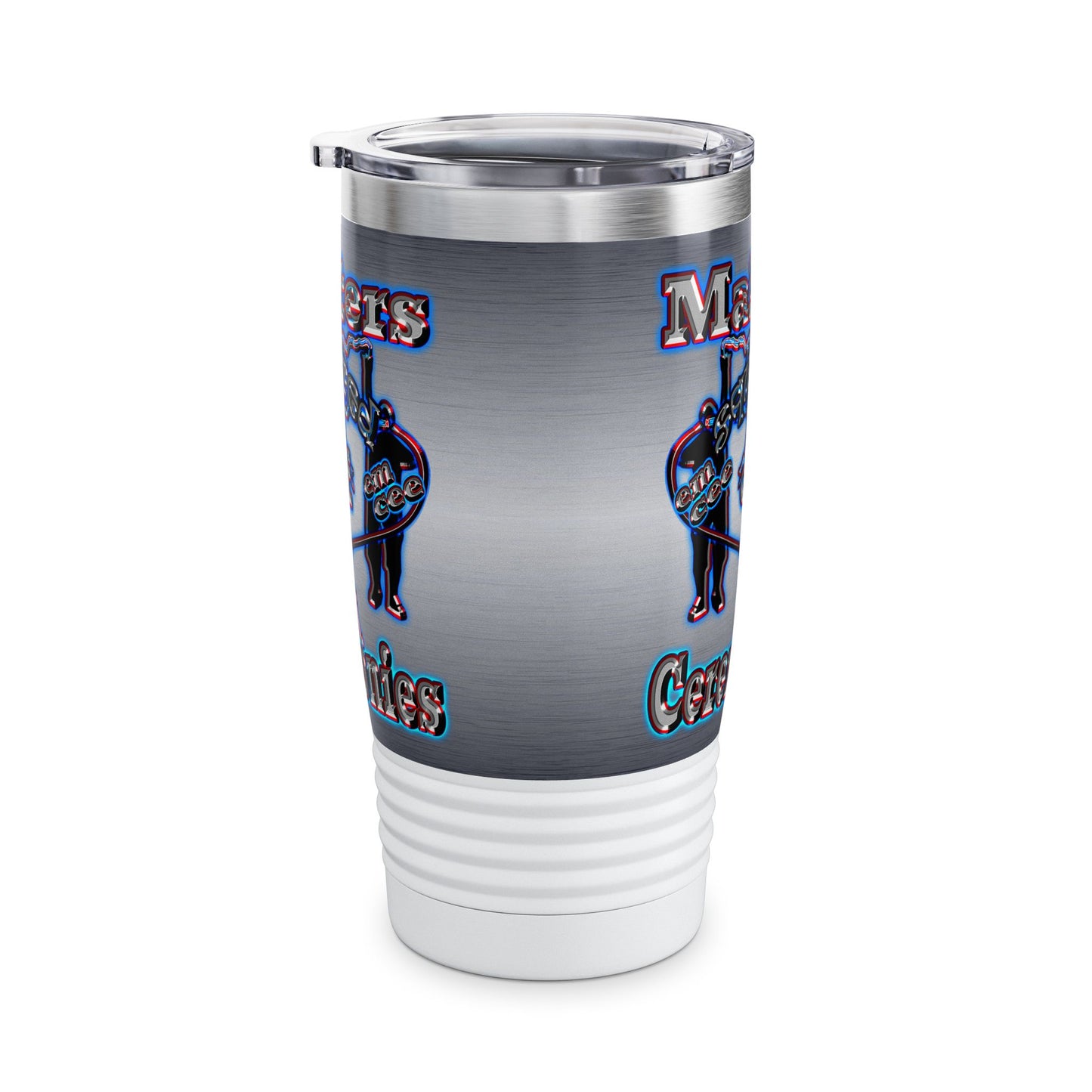 em cee squared - Ringneck Tumbler, 20oz (brushed nickel)