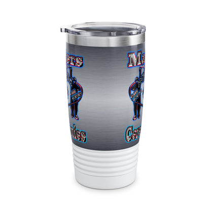em cee squared - Ringneck Tumbler, 20oz (brushed nickel)