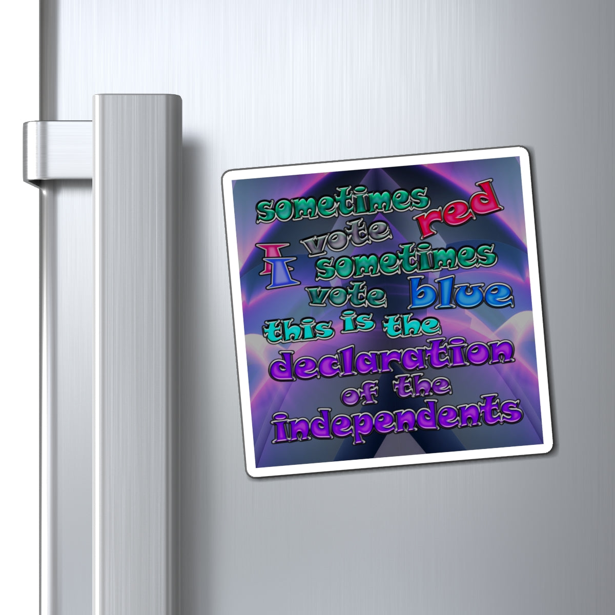 declaration of the independents - Magnets - (grey-pink wave)