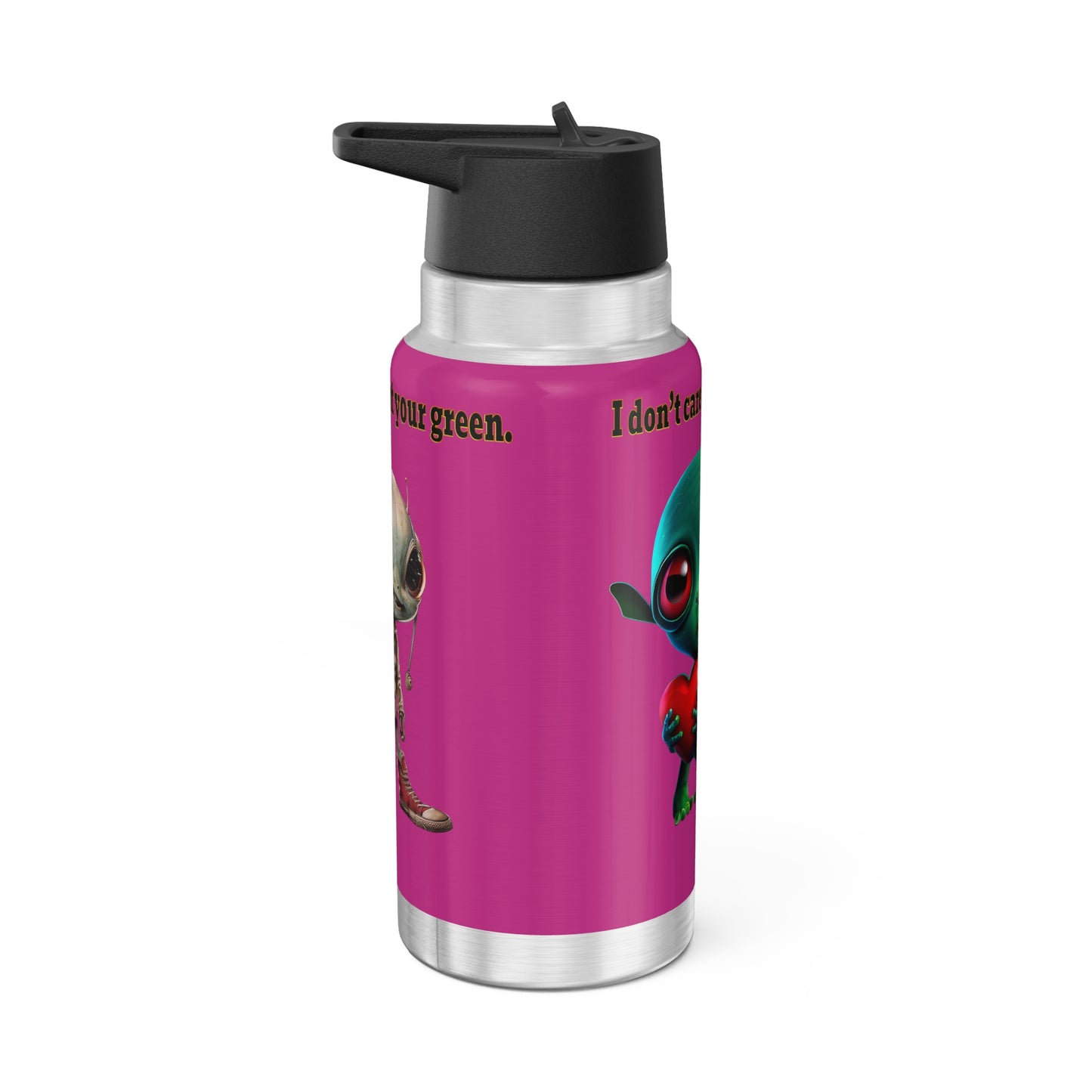I don't care that your grey - Gator Tumbler, 32oz (pink)