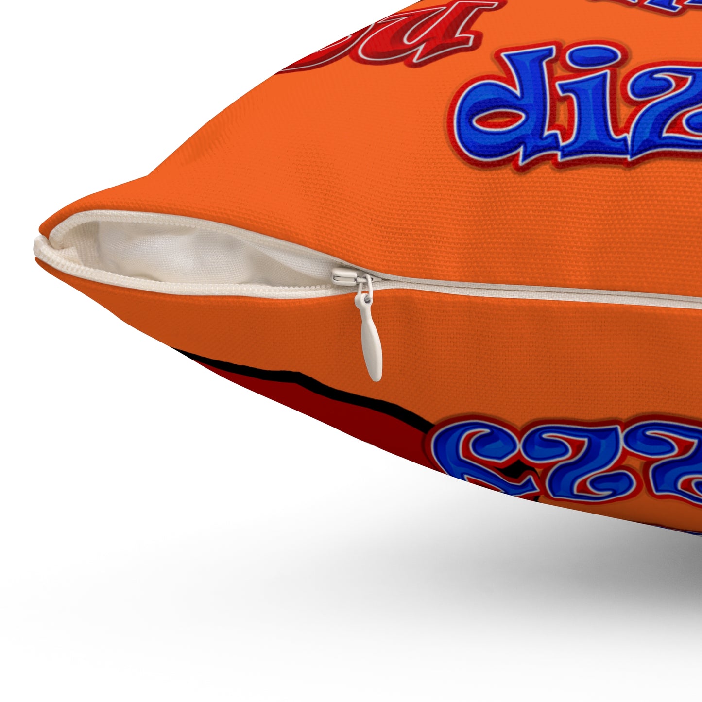santa's shoes - Spun Polyester Square Pillow - (orange)