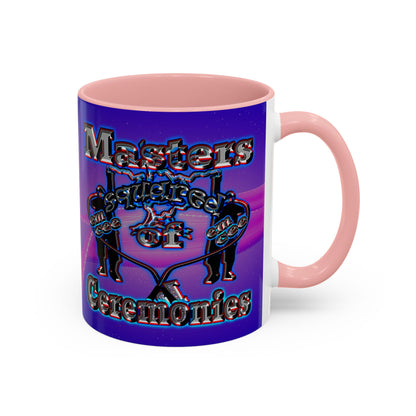 em cee squared - Accent Mug (purple-pink wave)