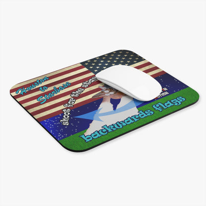 shoot for the stars - Mouse Pad (Rectangle) - ('snoops' background)