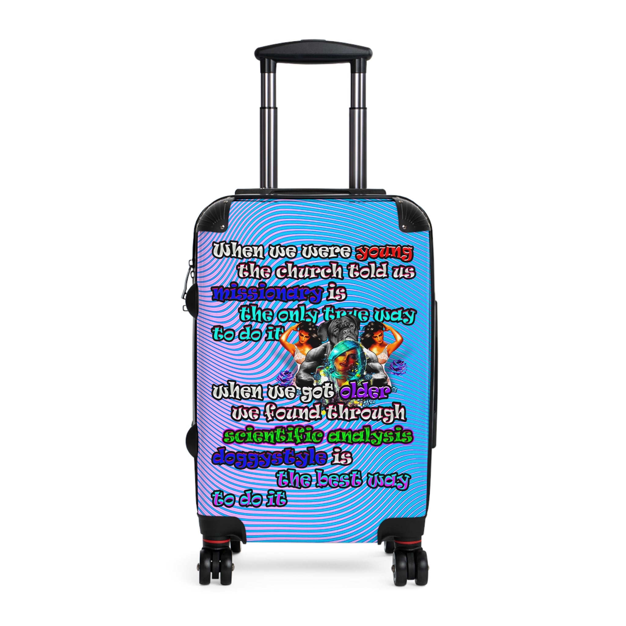 doggystyle - Suitcase (light blue-purple wave)