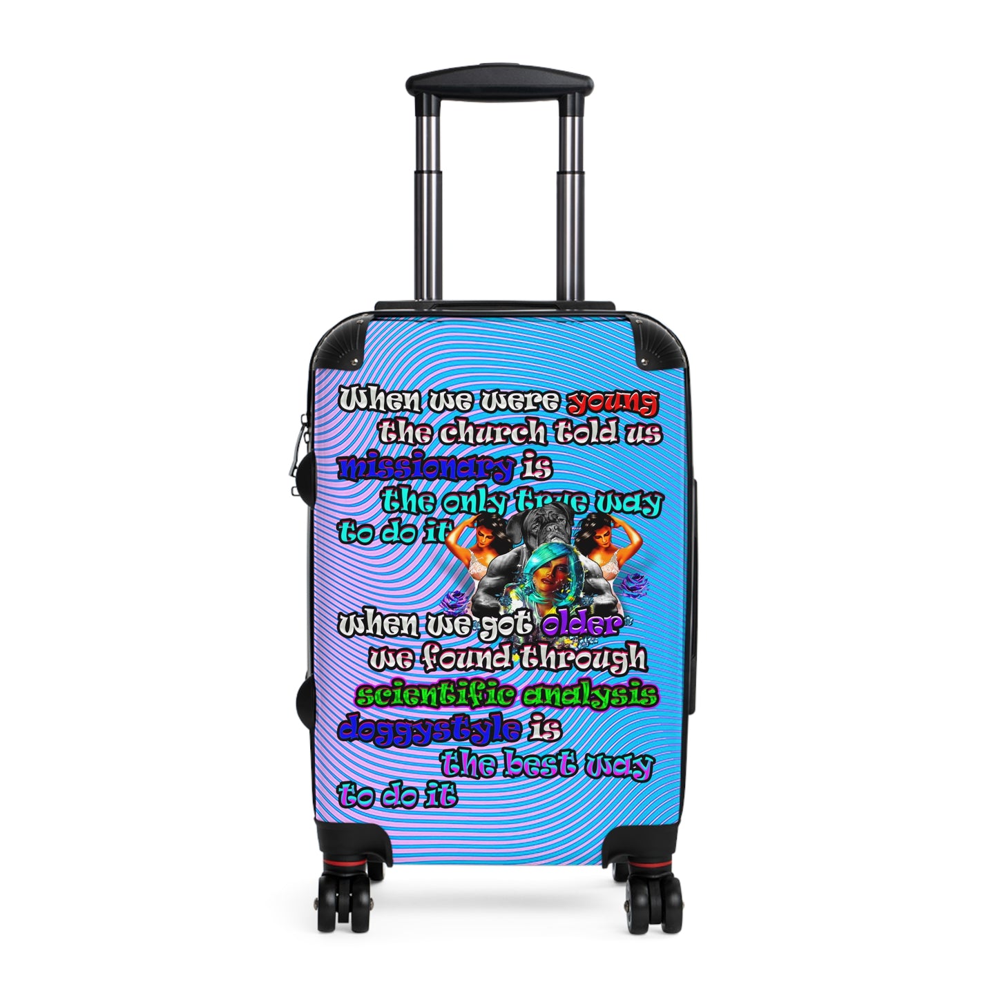 doggystyle - Suitcase (light blue-purple wave)