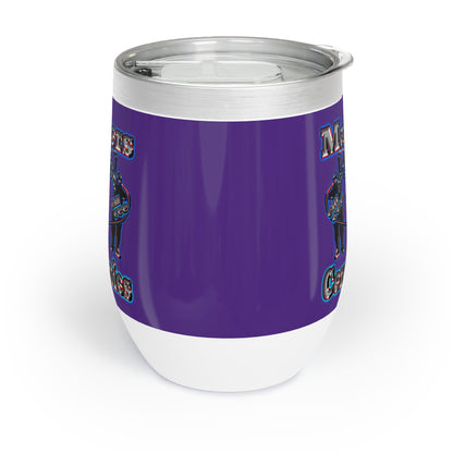 em cee squared - Chill Wine Tumbler (purple)
