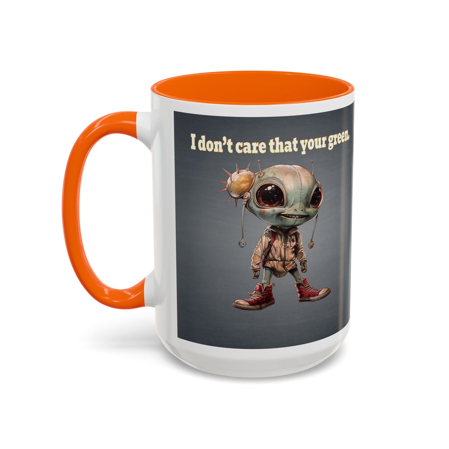 I don't care that your grey - Accent Mug (grey-light grey)