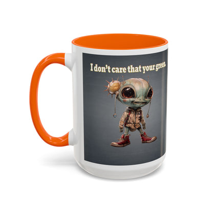 I don't care that your grey - Accent Mug (grey-light grey)