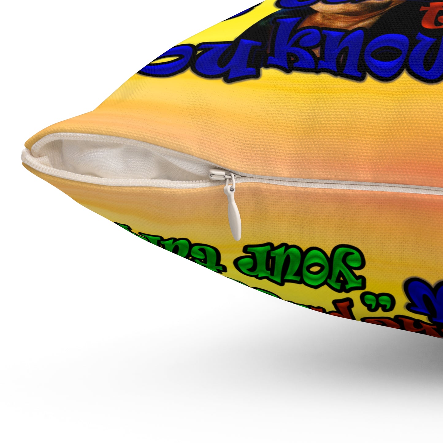 high noon - Spun Polyester Square Pillow - (color blur)