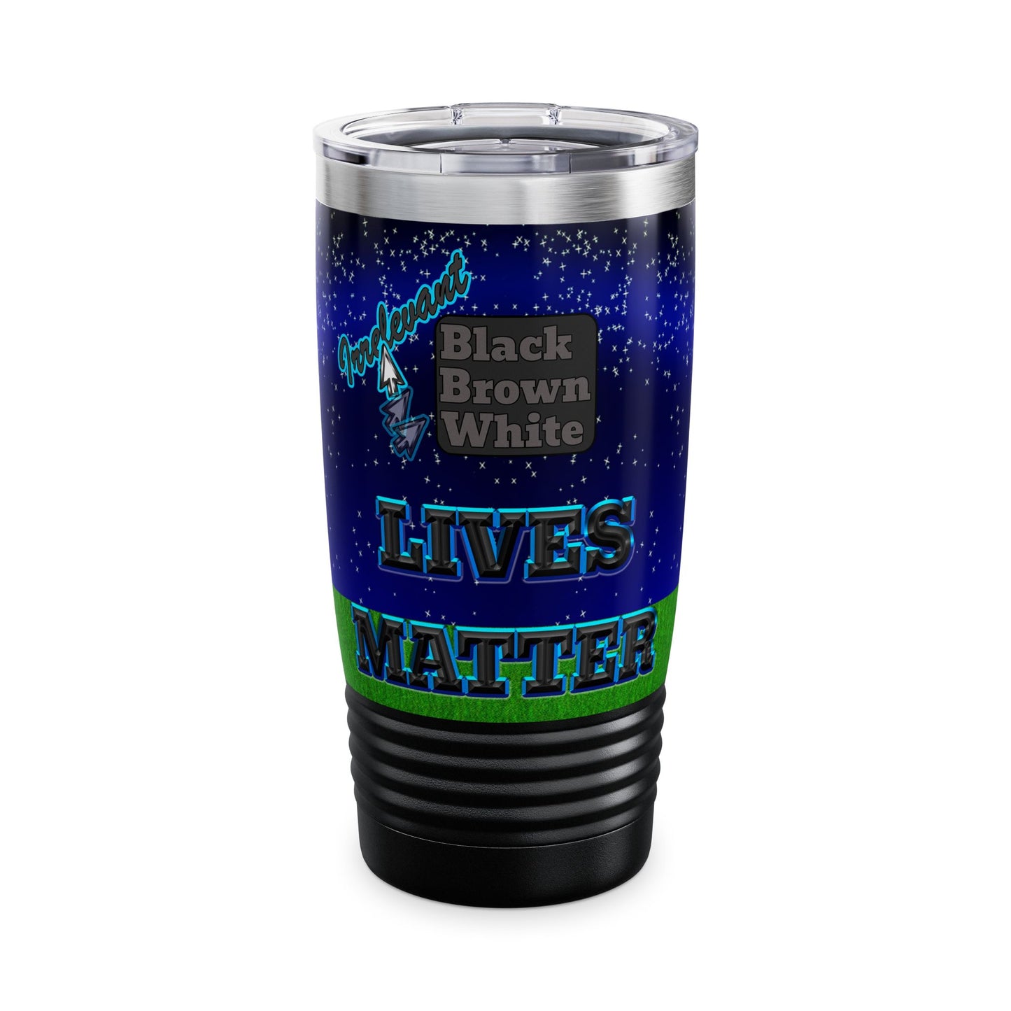 irrelevant - Ringneck Tumbler, 20oz ('snoops' background)
