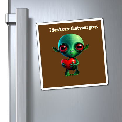 I don't care that your grey - Magnets - (brown)
