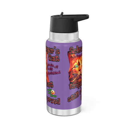 schrodinger's cat - Gator Tumbler, 32oz (light purple)