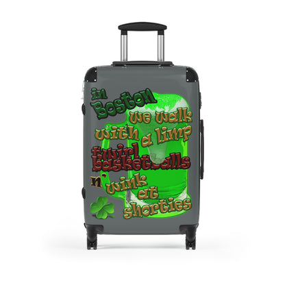 celtics logo - Suitcase (dark grey)
