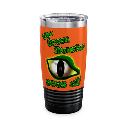 green monster - Ringneck Tumbler, 20oz (orange)