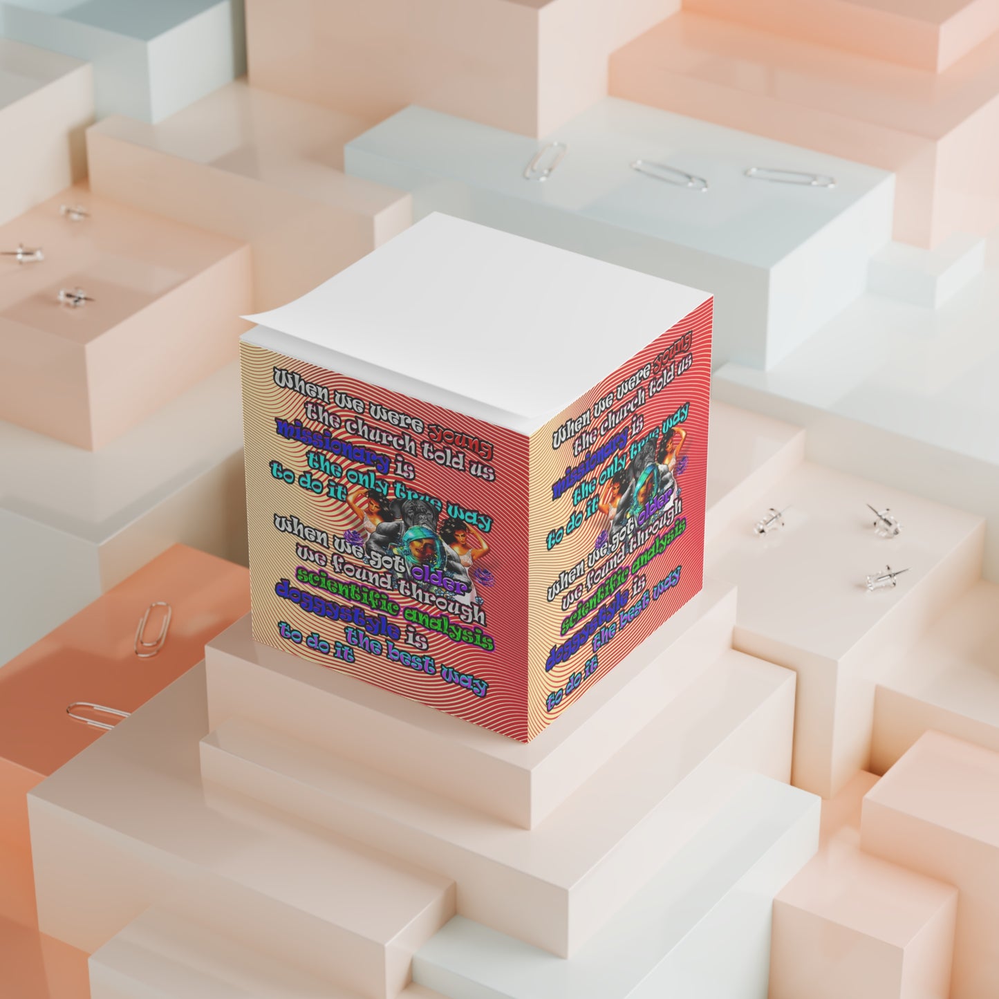 doggystyle - note cube (yellow-orange wave)