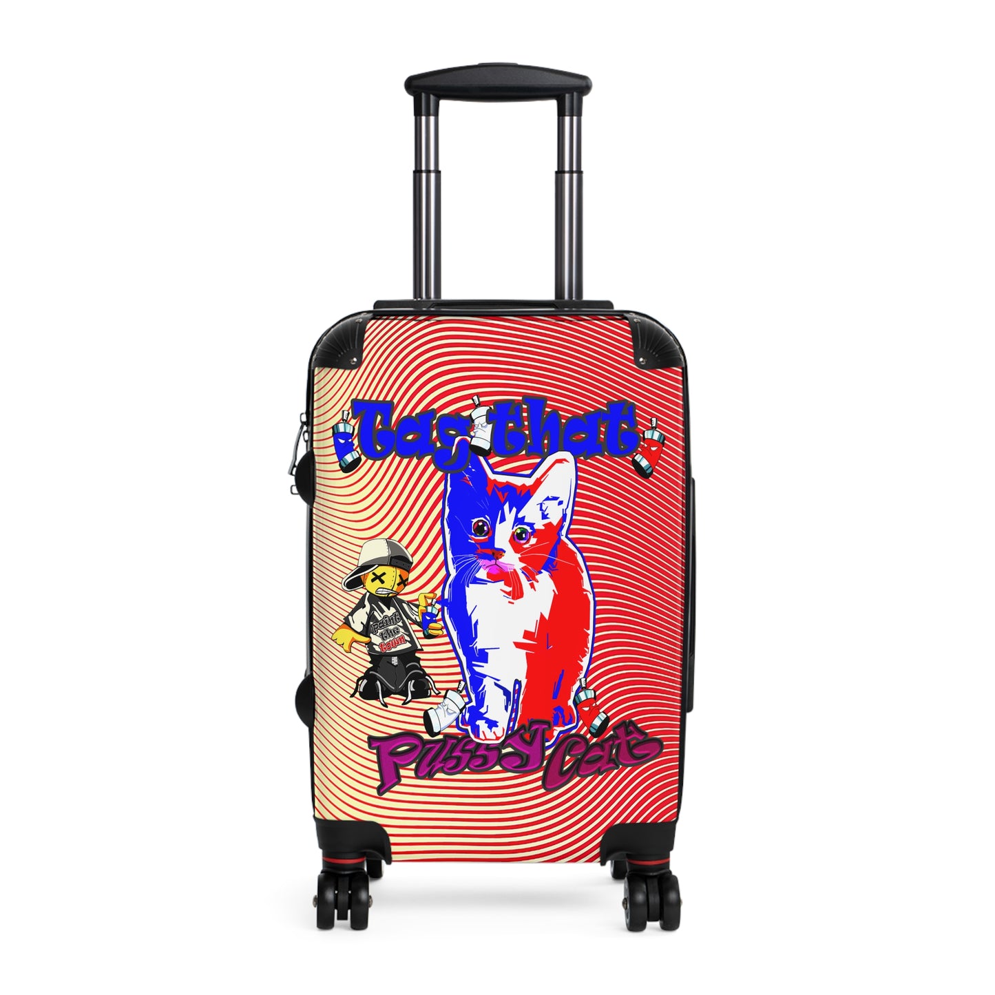 tag that - Suitcase (yellow-orange wave)