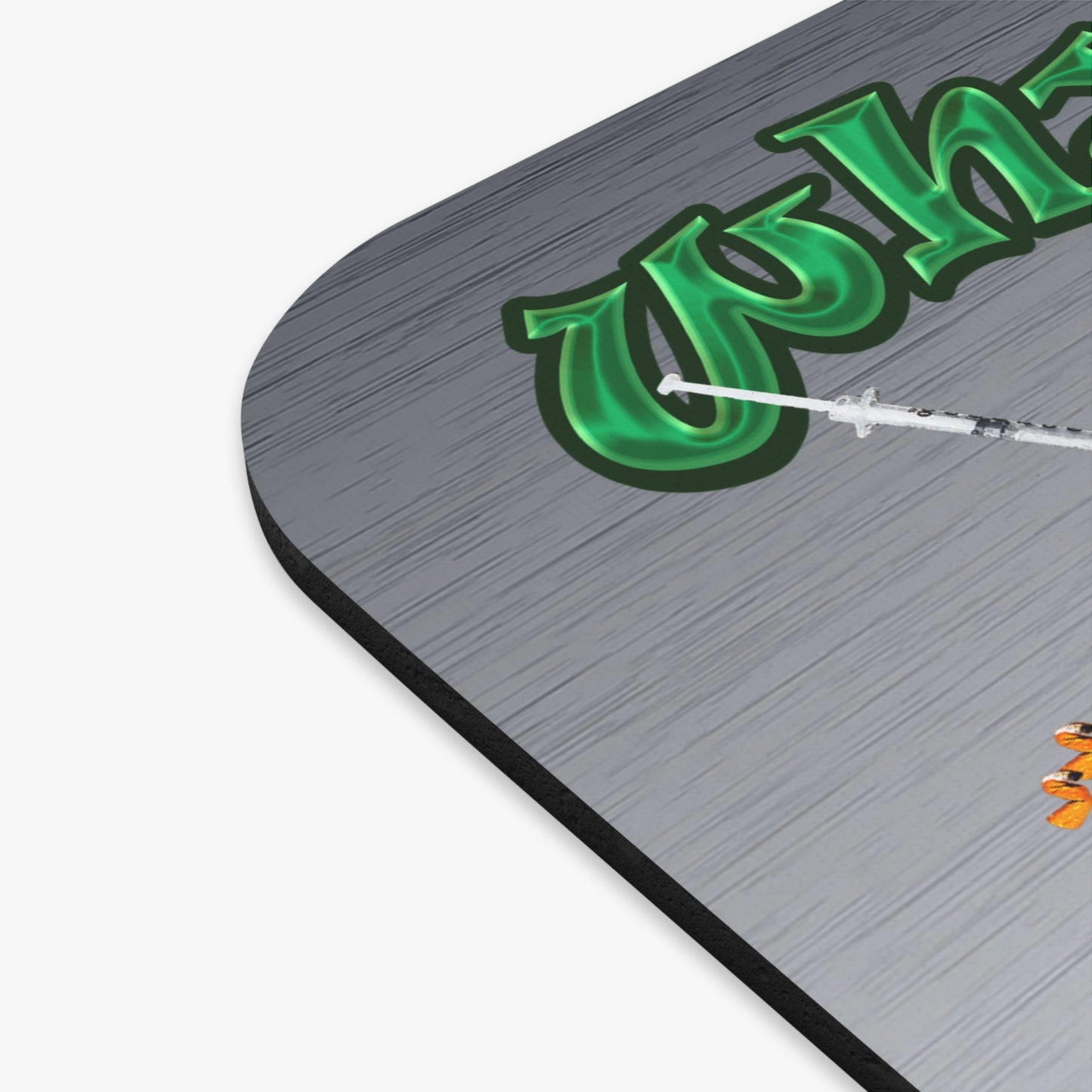 the bum's shit - Mouse Pad (Rectangle) (brushed nickel)