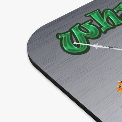 the bum's shit - Mouse Pad (Rectangle) (brushed nickel)