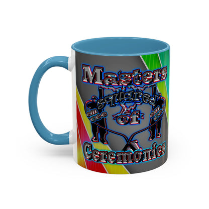 em cee squared - Accent Mug (rainbow split)
