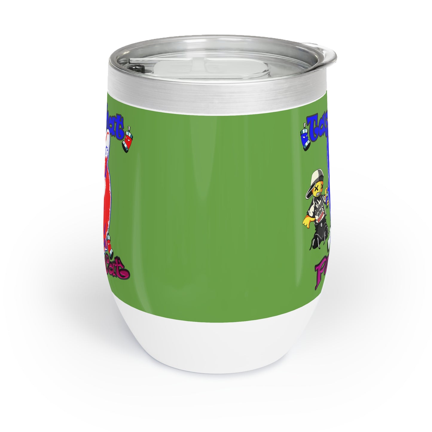 tag that - Chill Wine Tumbler (green)