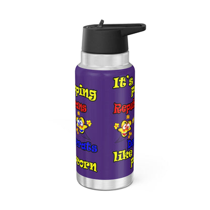 popping like popcorn - Gator Tumbler, 32oz (purple)