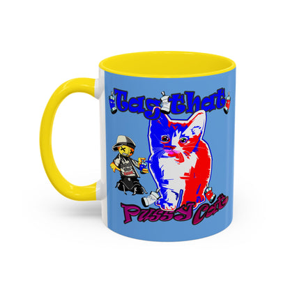 tag that - Accent Mug (light blue)