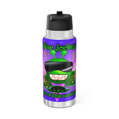 disc jockey - Gator Tumbler, 32oz (purple-pink wave)
