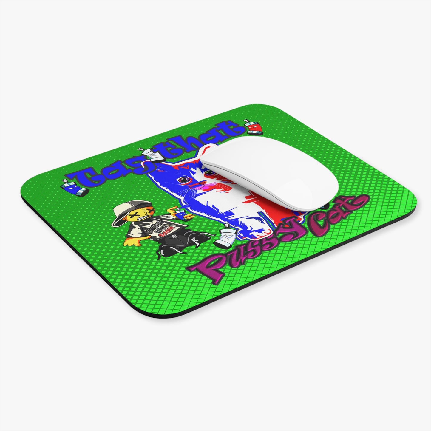 tag that - Mouse Pad (Rectangle) (logo green)