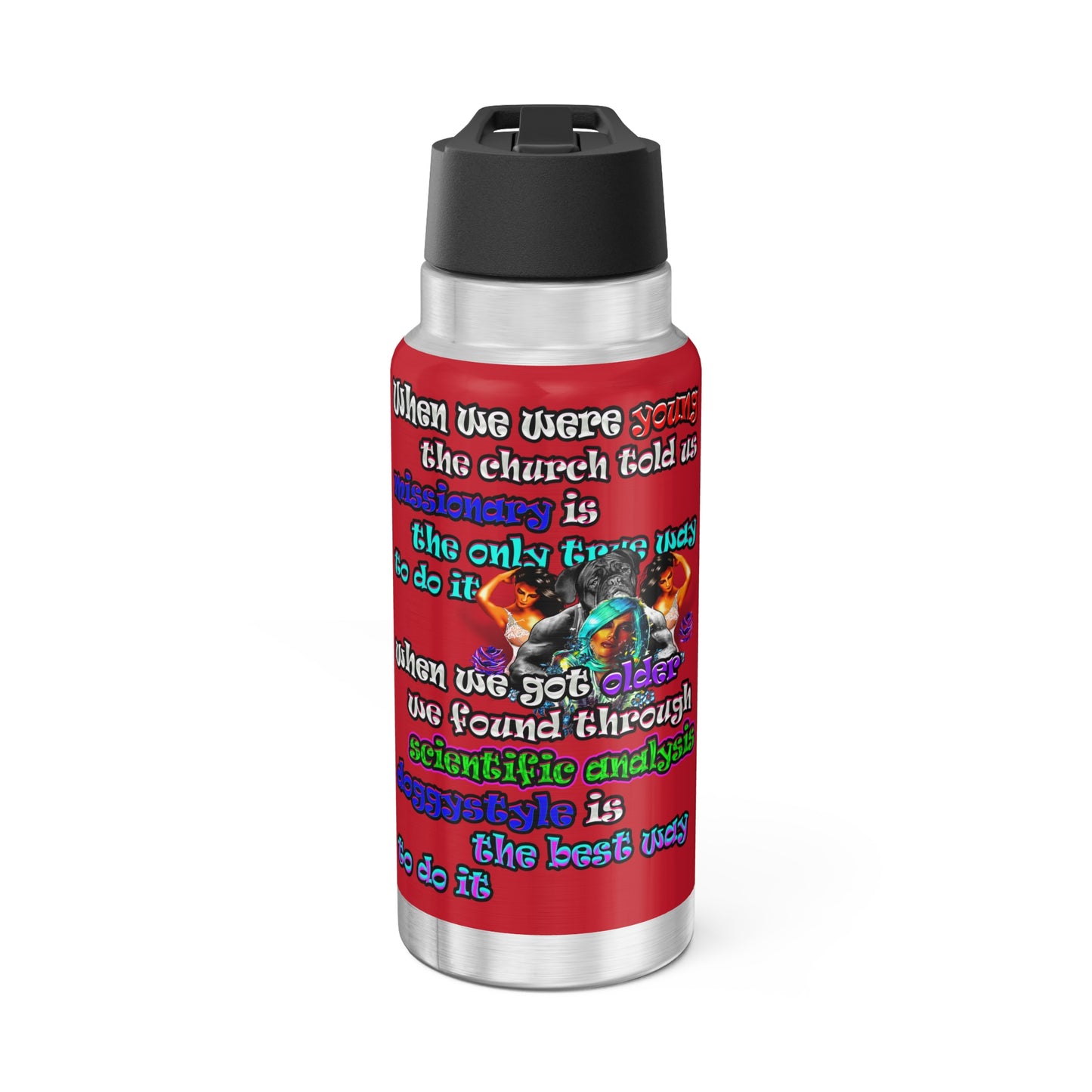 doggystyle - Gator Tumbler, 32oz (dark red)