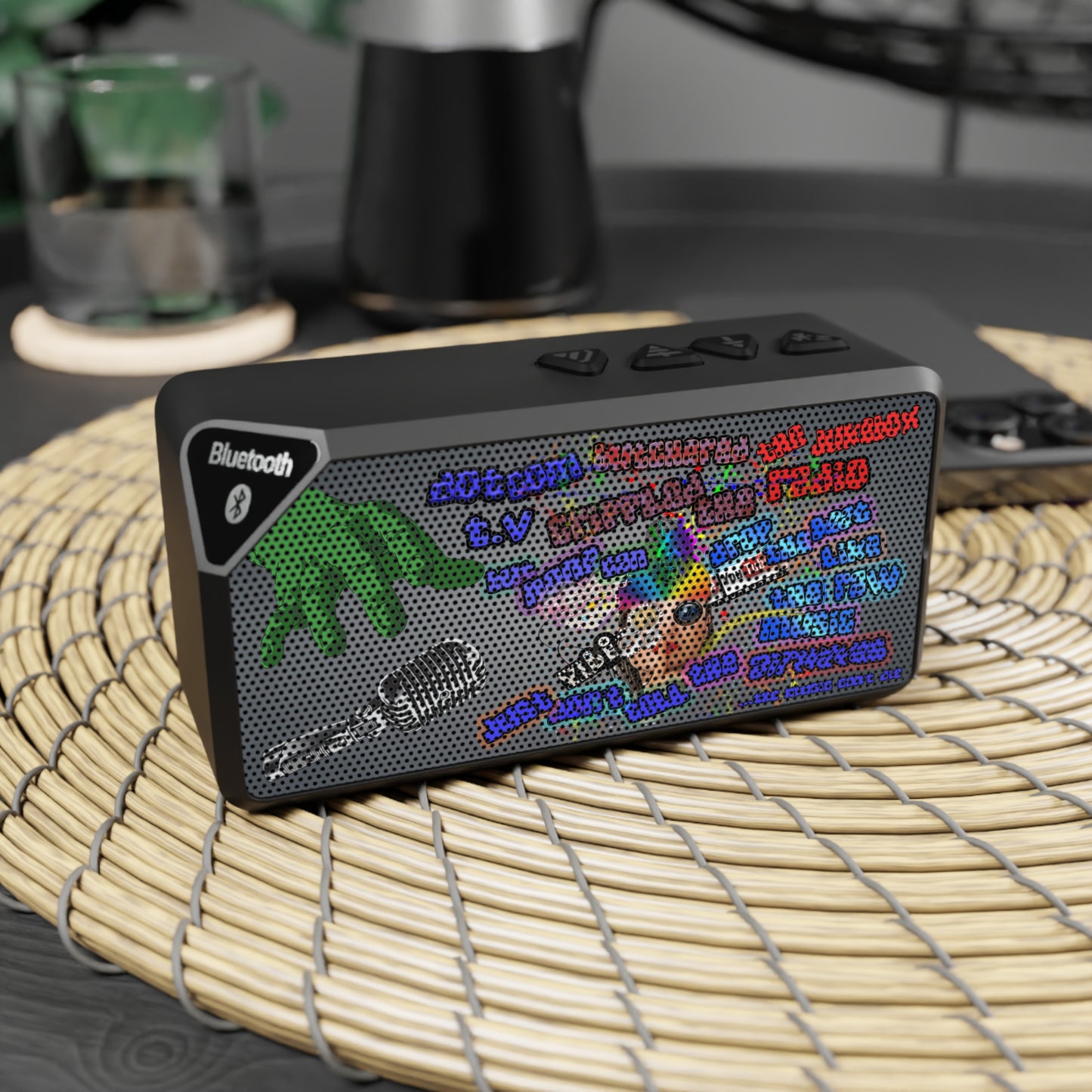 drop the beat - Jabba Bluetooth Speaker (grey-light grey)