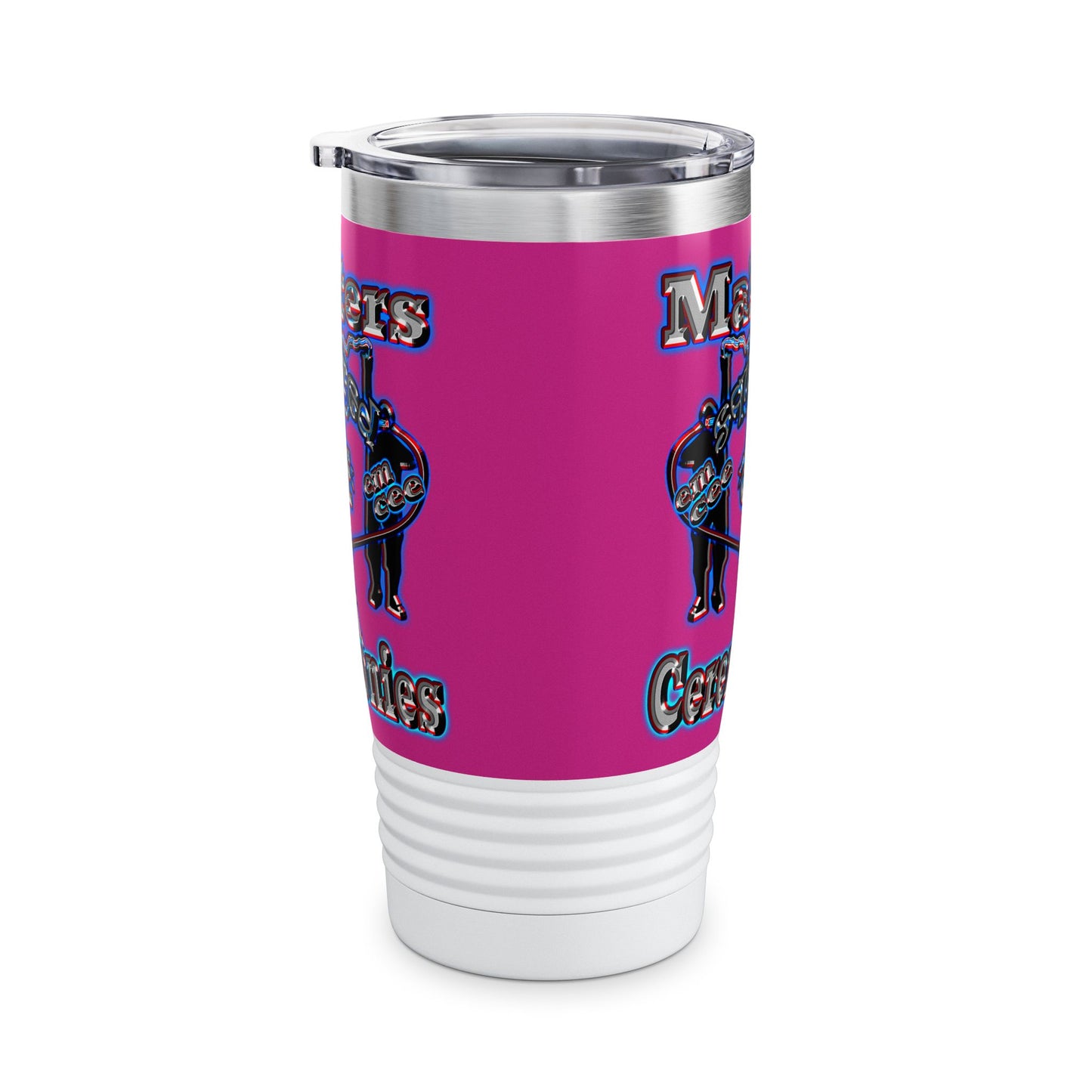 em cee squared - Ringneck Tumbler, 20oz (pink)