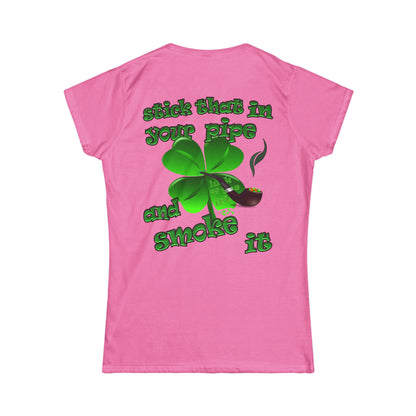 celtics logo - Women's Softstyle Tee
