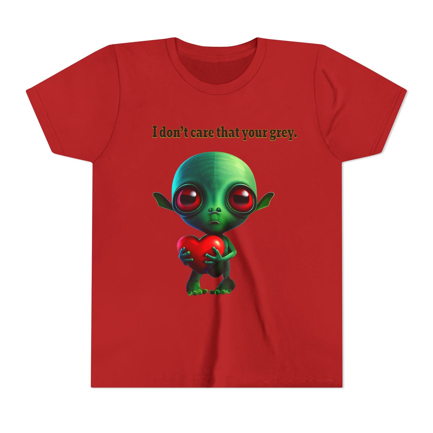 I don't care that your grey - Youth Short Sleeve Tee