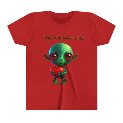 I don't care that your grey - Youth Short Sleeve Tee