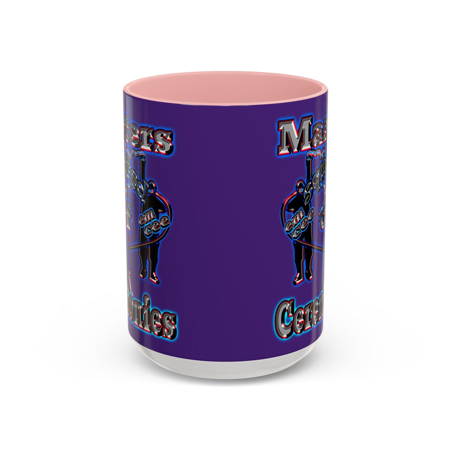 em cee squared - Accent Mug (purple)