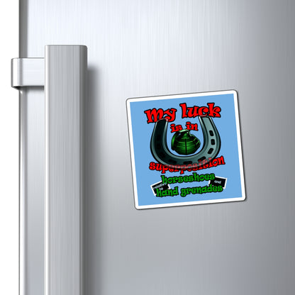 my luck - Magnets - (light blue)