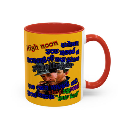 high noon - Accent Mug (yellow)