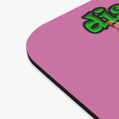 disc jockey - Mouse Pad (Rectangle) (light pink)