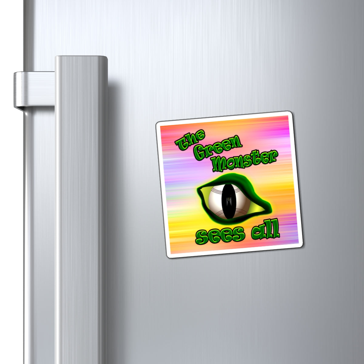 green monster - Magnets - (color blur)