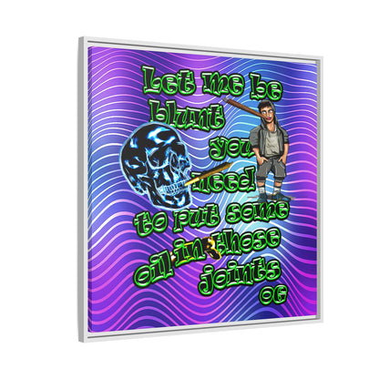 og - framed canvas art (purple wave)
