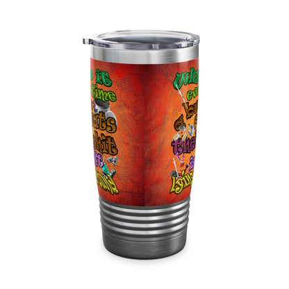 the bum's shit - Ringneck Tumbler, 20oz (burnt orange)