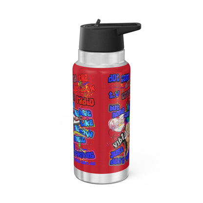 drop the beat - Gator Tumbler, 32oz (dark red)