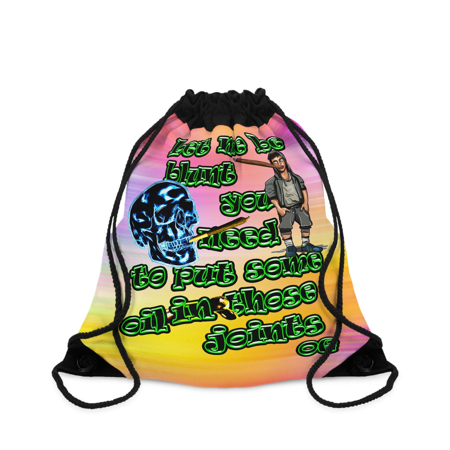 og - Drawstring Bag (color blur)