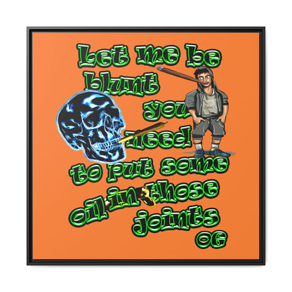 og - framed canvas art (crusta)